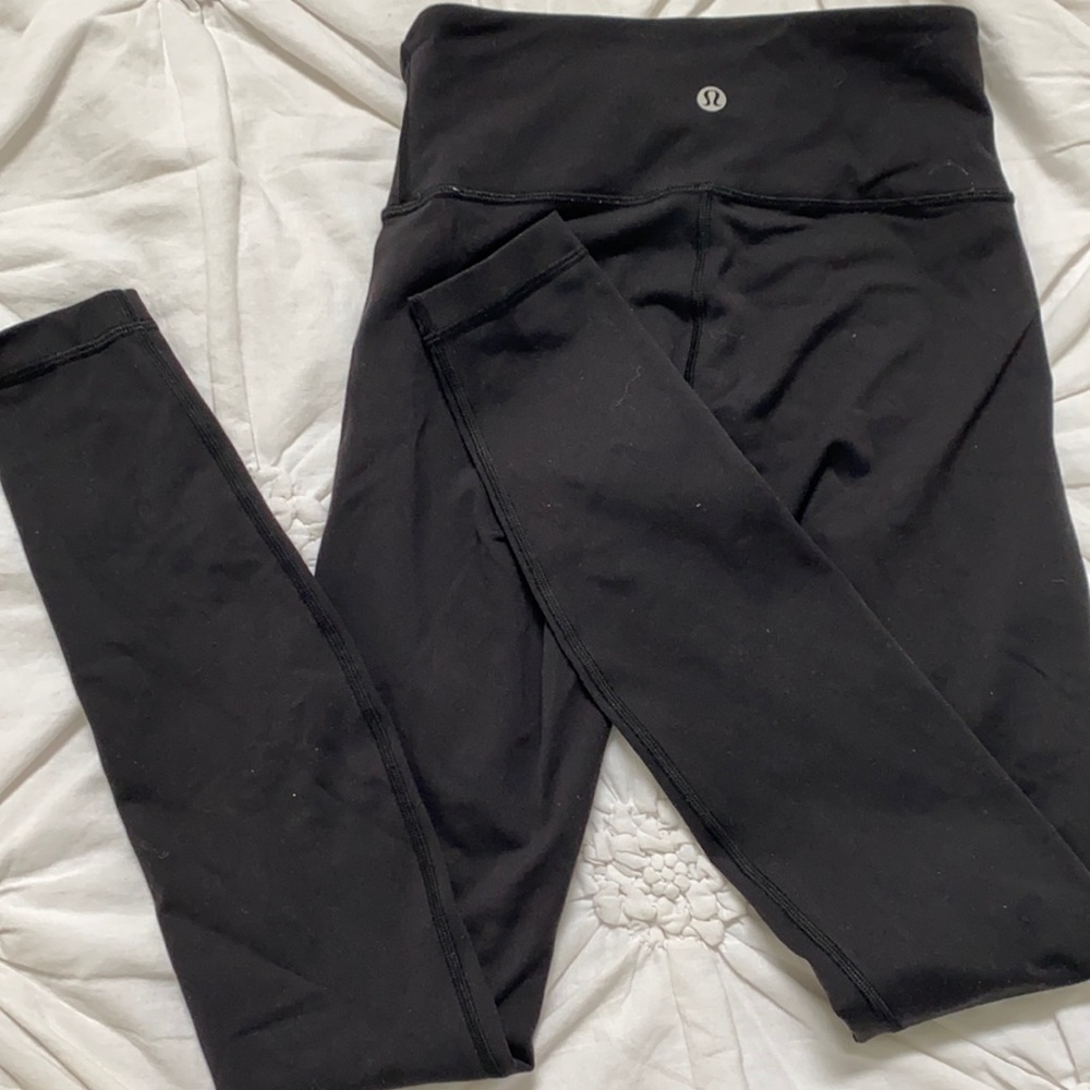 Lululemon Black Leggings 28” - Size 2